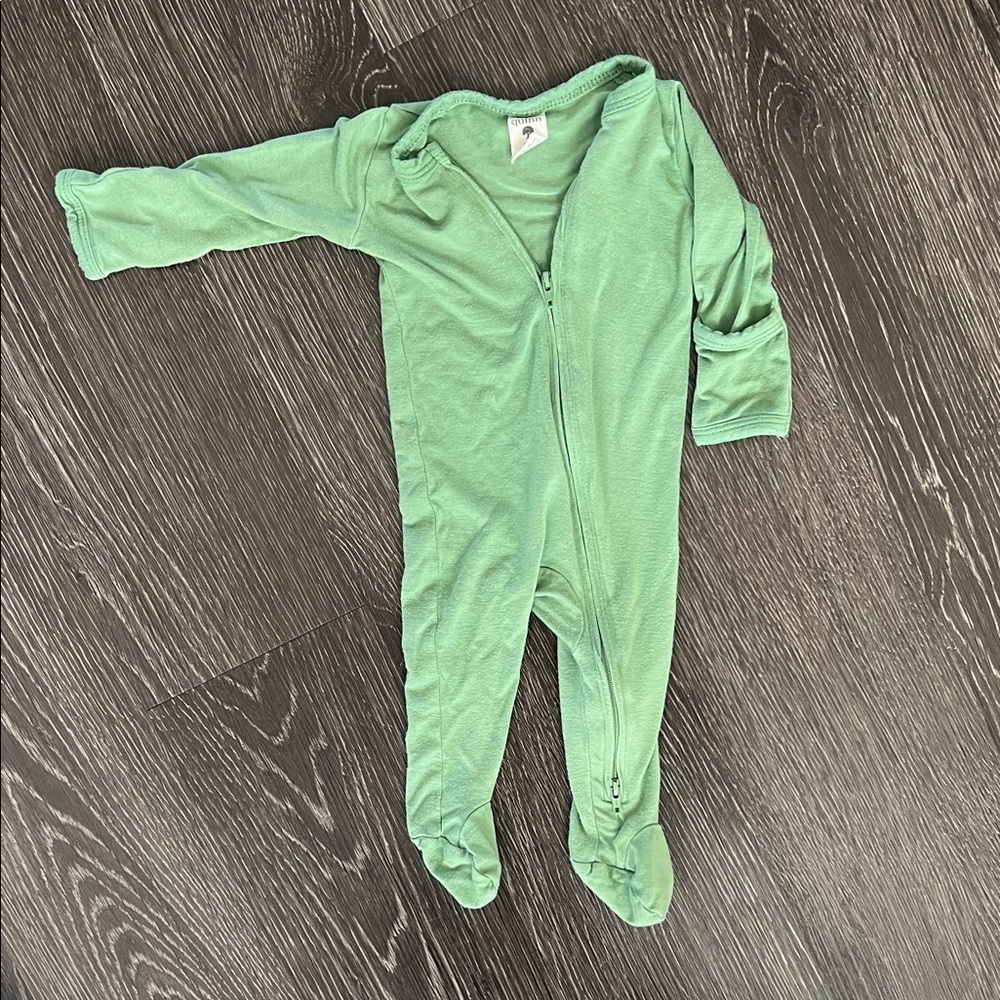 kate quinn Sage Green Kids Footie